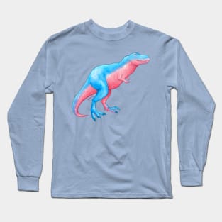 Transgender Pride Dinosaur Long Sleeve T-Shirt